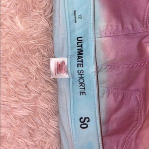 Tie dye shorts!! Size 12 kids